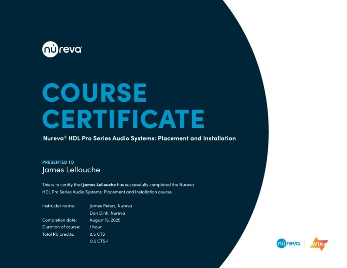 Certification Nureva